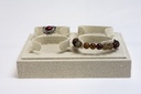 Expositor Joyería 4 Posición para Reloj O Pulsera 