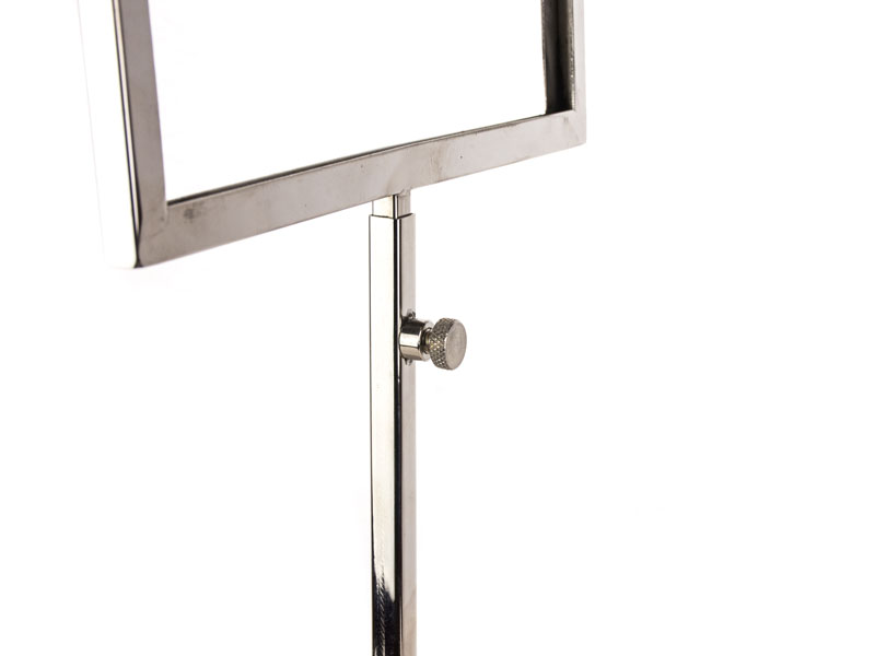 Soporte ajustable para póster A5 de cromo