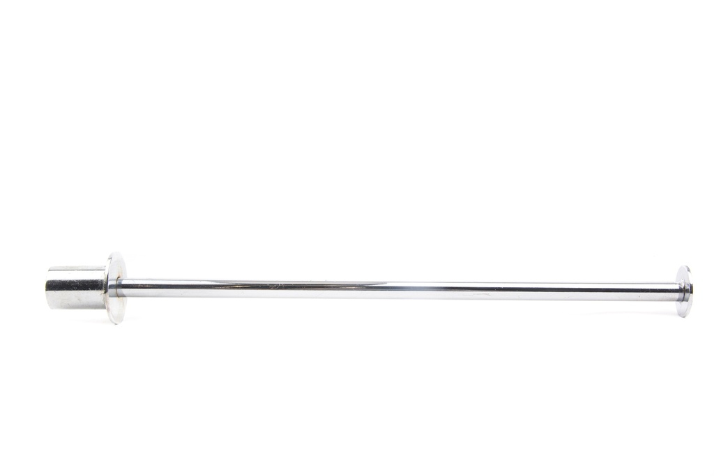 Percha cromada con tope para tablero/madera, 8 mm