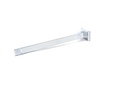 Soporte/estante de vidrio simple para ranura estrecha, 30 cm