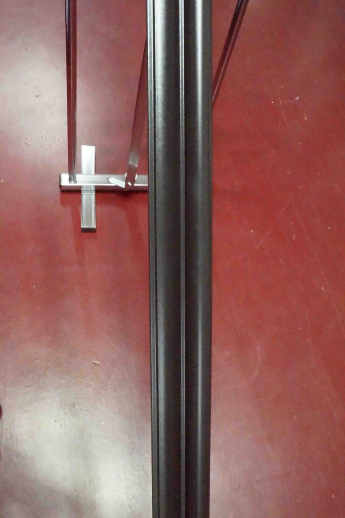 Cornisa de MDF negra 240 cm