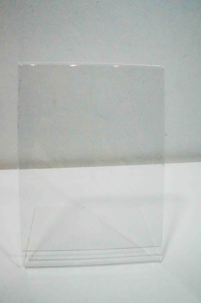 Portapóster Acrílico Forma L A7 10.5X8X5cm