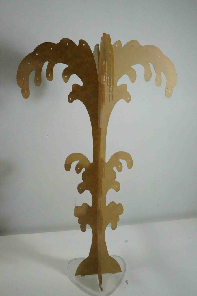 Expositor de Árbol de Palma para Pendientes de Acrílico