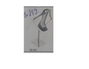 Expositor de zapatos ajustable para tiendas