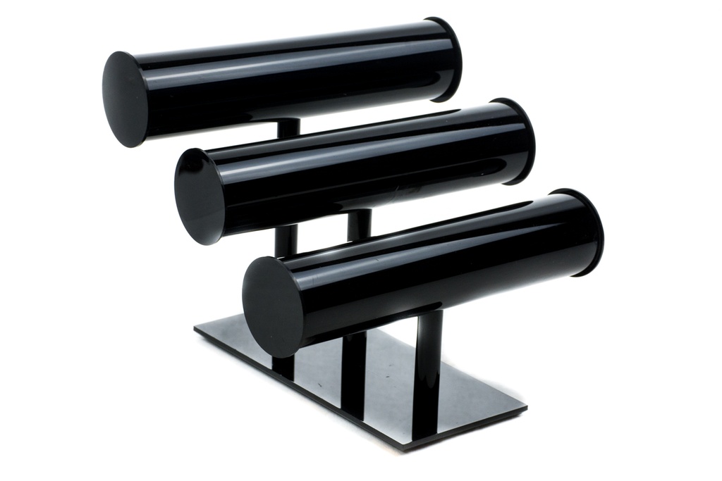 Expositor de Acrílico Negro para Pulseras