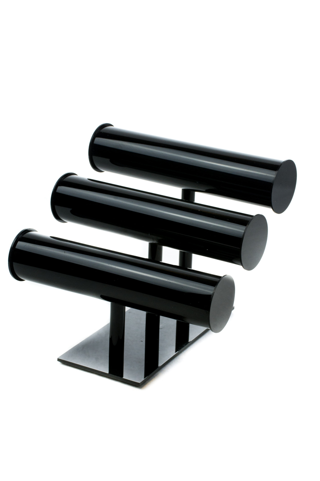 Expositor de Acrílico Negro para Pulseras