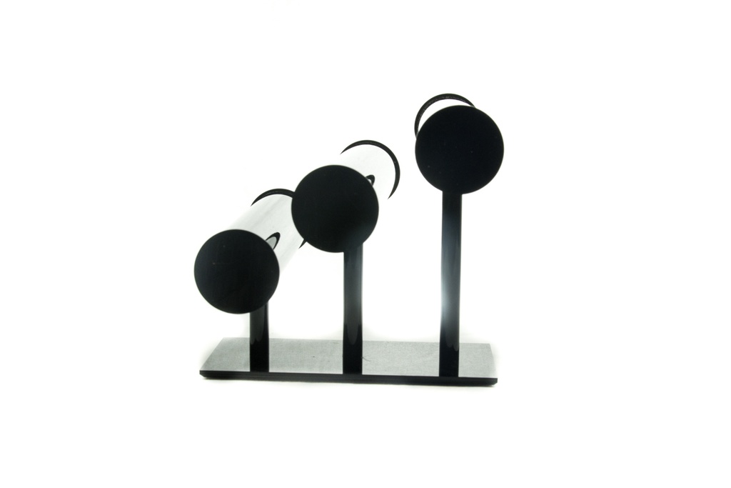 Expositor de Acrílico Negro para Pulseras