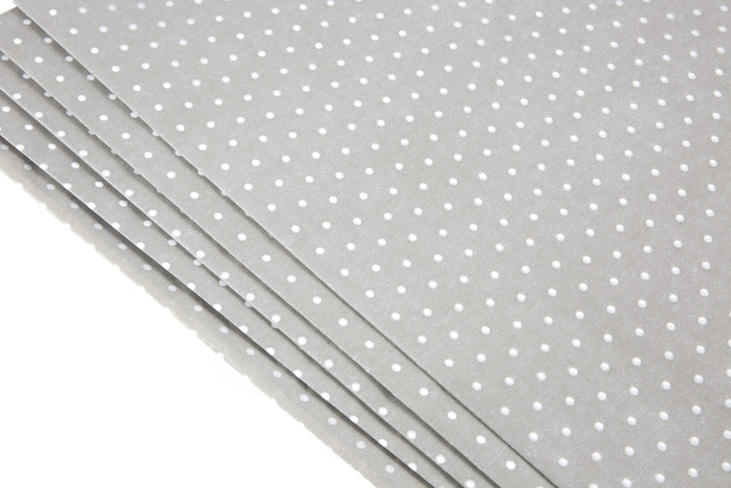 Papel Tisú Puntos Blancos sobre Fondo de Chocolate 62X86cm 100 unidades