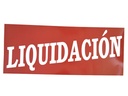 Banner de LIQUIDACIÓN 100X35 cm