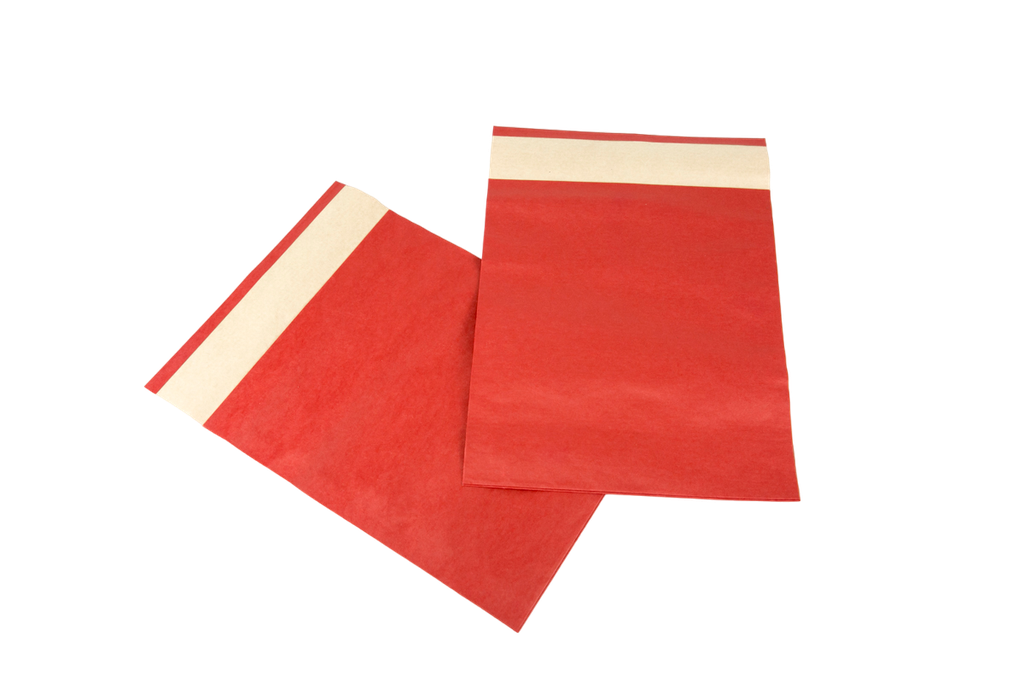 Sobre Rojo de Papel Fuerte 30X25+9cm 50 unidades