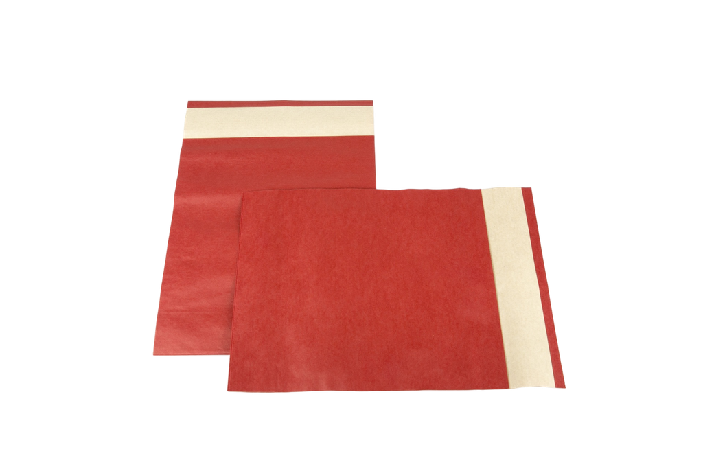 Sobre Rojo de Papel Fuerte 30X25+9cm 50 unidades