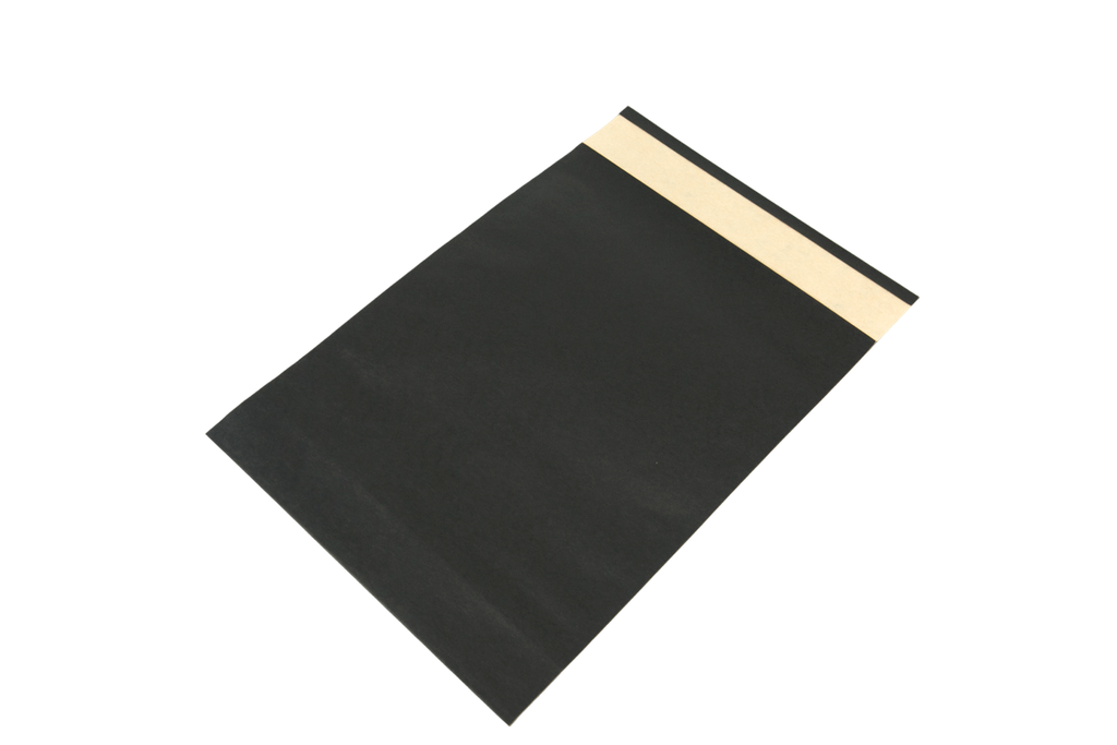 Sobre Negro Papel Fuerte 39X30+12 50 unidades