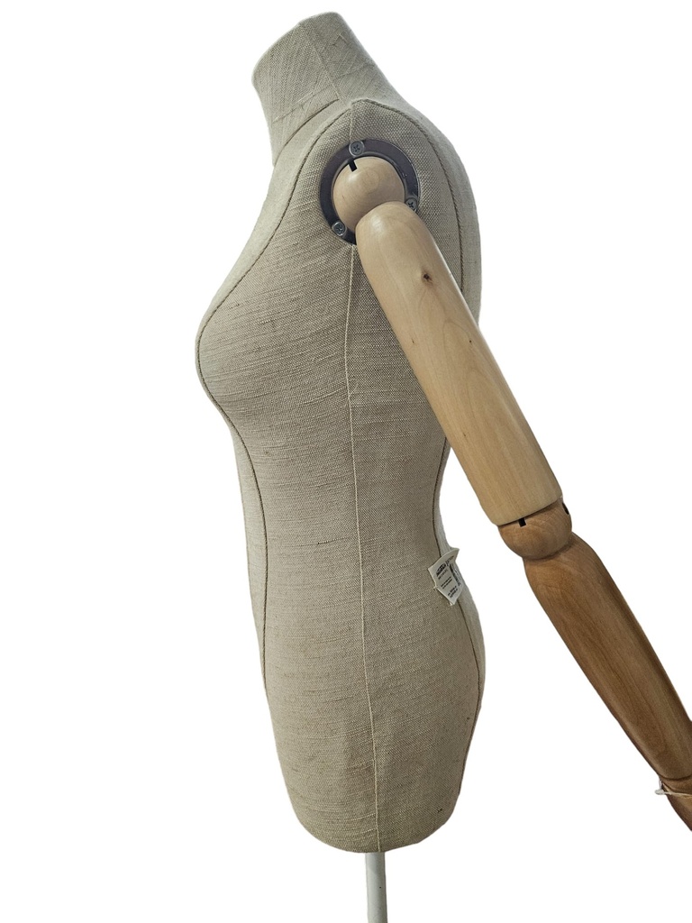 Maniquí Tela Amarillo Sin Brazo Sin Cabeza