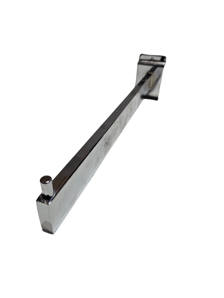 Ganchos Cromado Con 1 Clavo para Panel de Lama 30cm