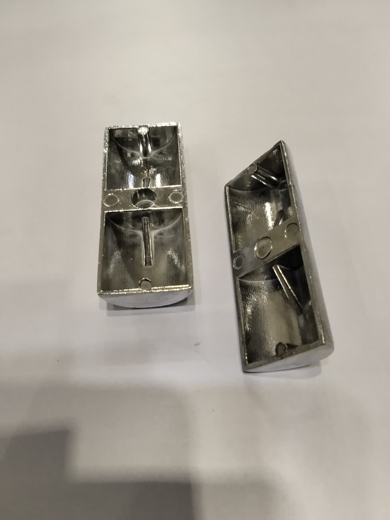 Conector Redondo Acero Inoxidable.