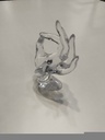 Acrílico para Anillos con Forma de Mano Translucido