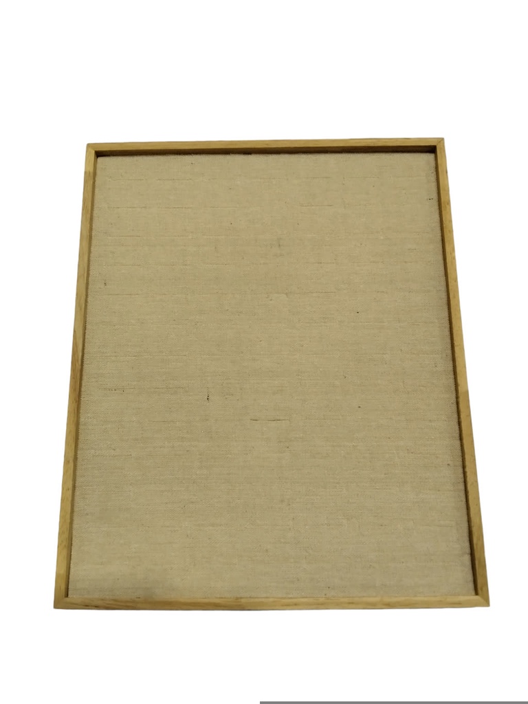 Expositor para 91 Anillos Madera y Lino