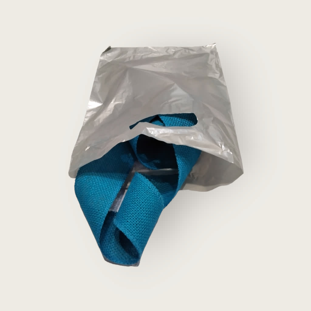Bolsa Plastica con Textura Plateada 25x35cm (010123)