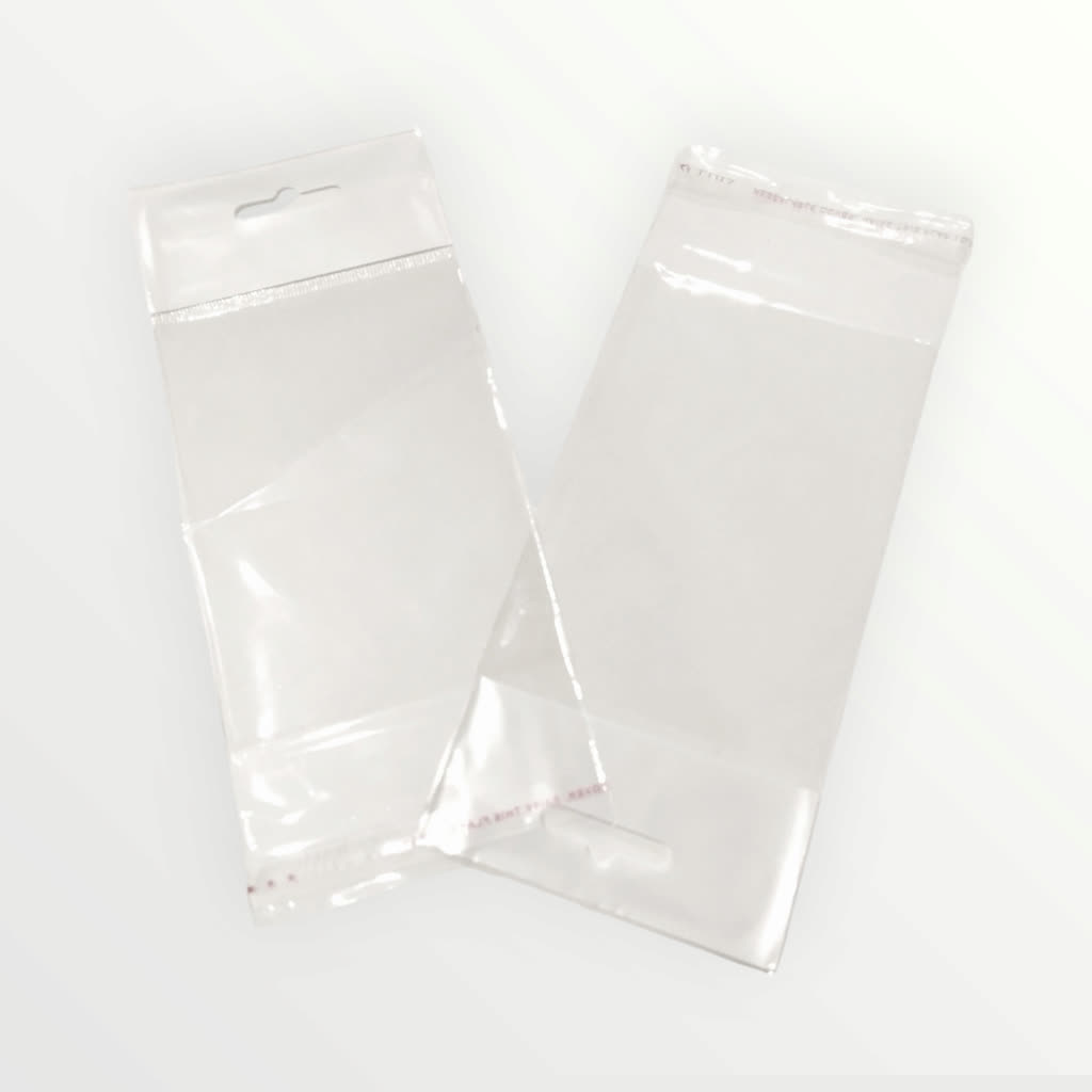 Sobre Transparente Adhesiva 6.5X17cm 100/Paq 