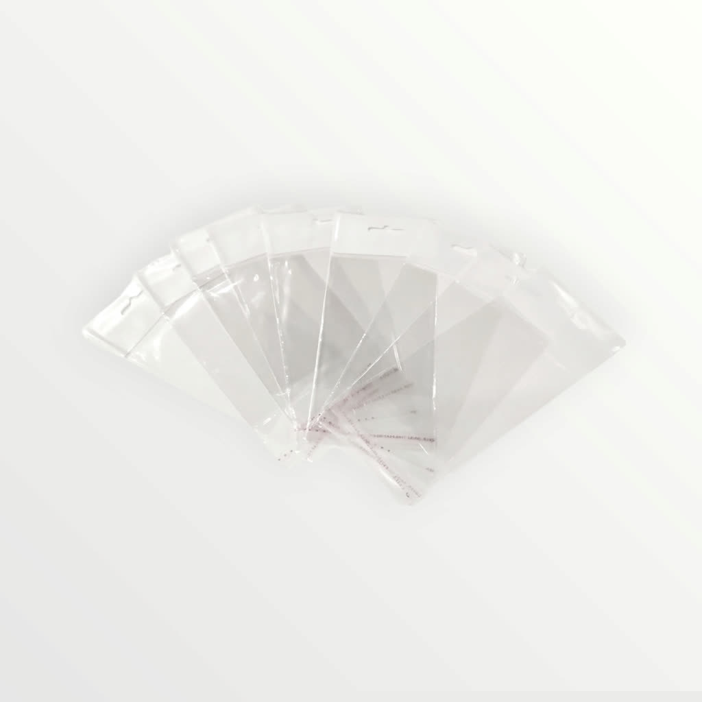 Sobre Transparente Adhesiva 6.5X17cm 100/Paq 