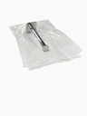 Bolsa de plástico con solapa adhesiva 22X28+4 cm