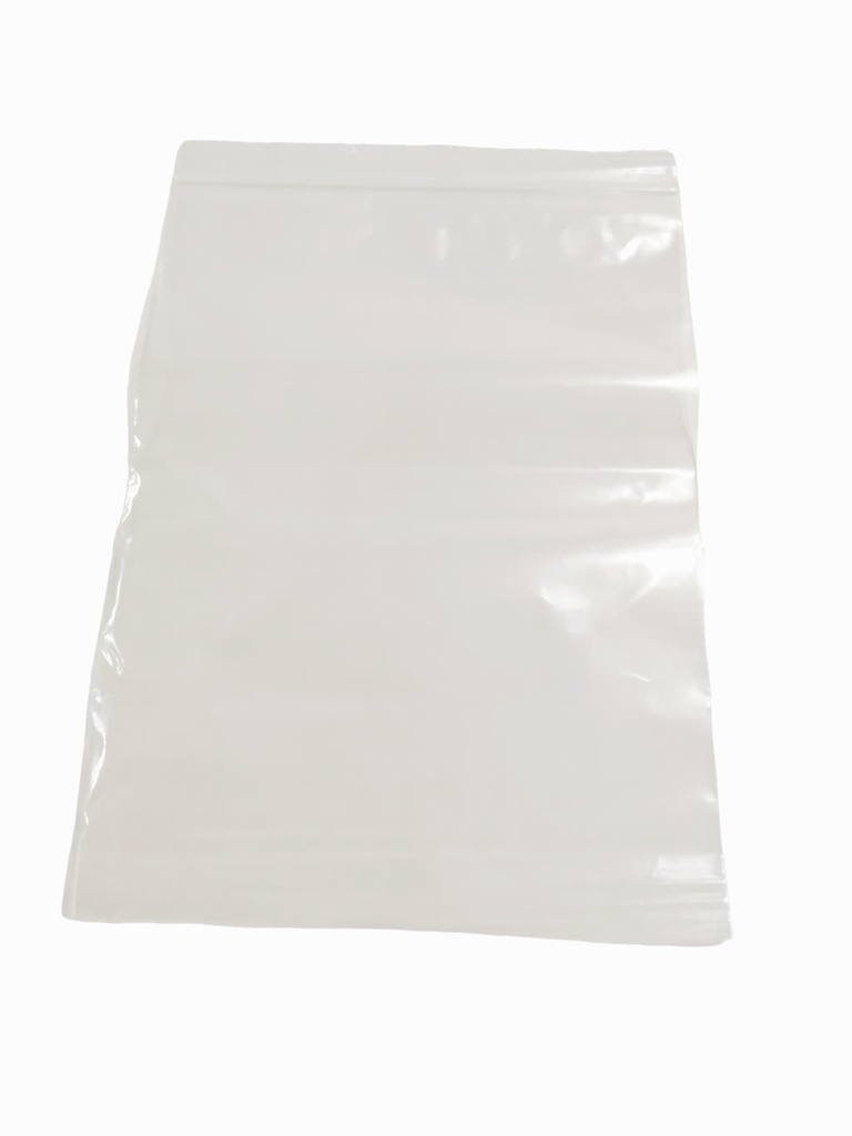 Bolsa de plástico con solapa adhesiva 22X28+4 cm