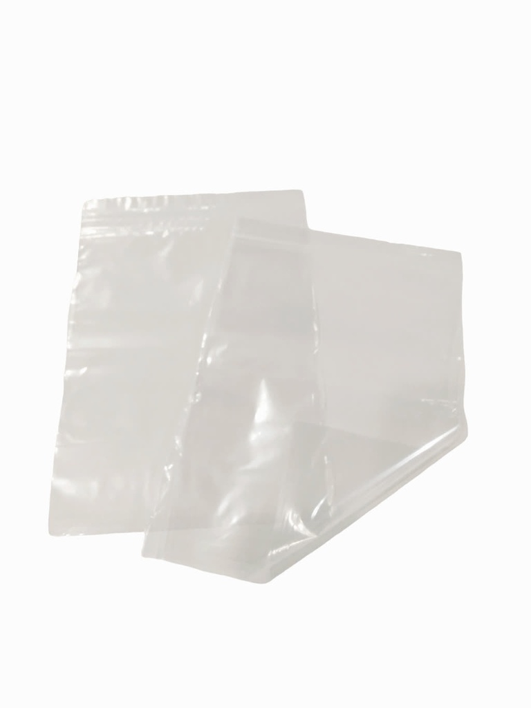 Bolsa de plástico con solapa adhesiva 22X28+4 cm