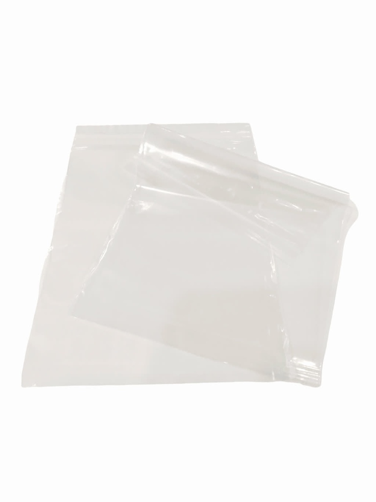 Bolsa de plástico con solapa adhesiva 22X28+4 cm