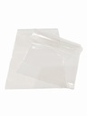 Bolsa de plástico con solapa adhesiva 22X28+4 cm