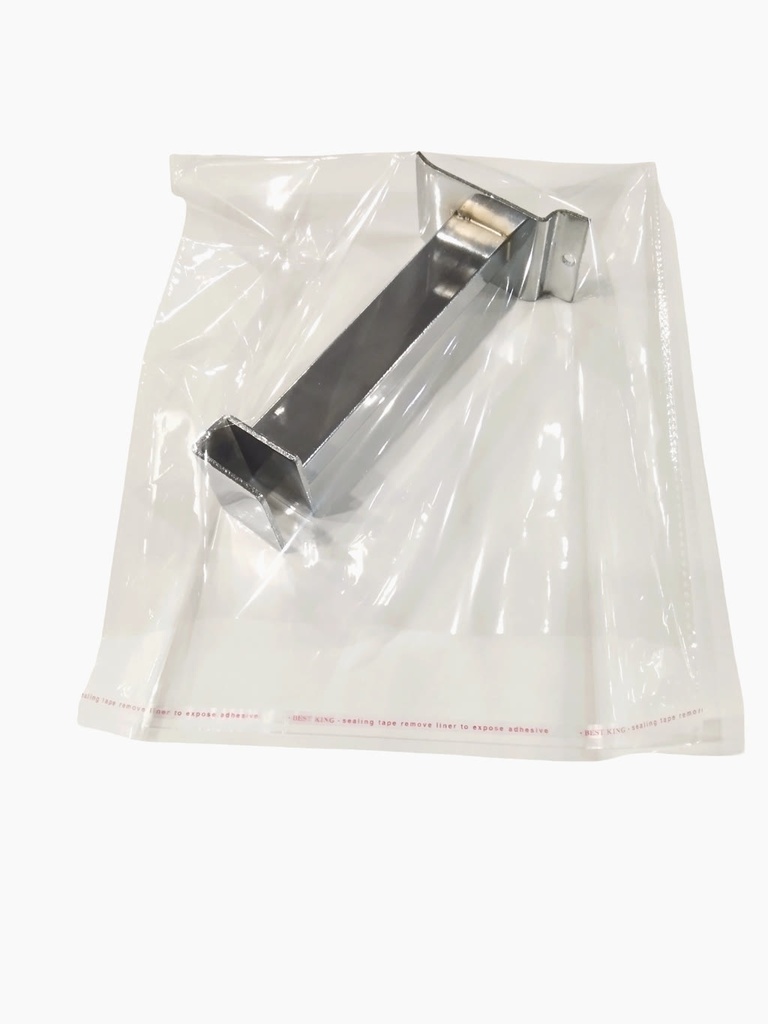 Bolsa de plástico con solapa adhesiva 24X26+3 cm