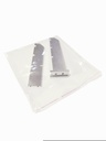 Bolsa de plástico con solapa adhesiva 24X23+4 cm