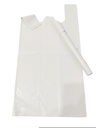 Bolsa de plástico para camiseta blanca 70% reciclada 50X60 CM