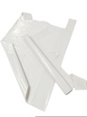 Bolsa de plástico estilo camiseta blanca 70% reciclada 60X70 CM
