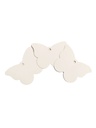 Etiquetas troqueladas con forma de mariposa 4,5X3,5cm 100 unidades/Paquete