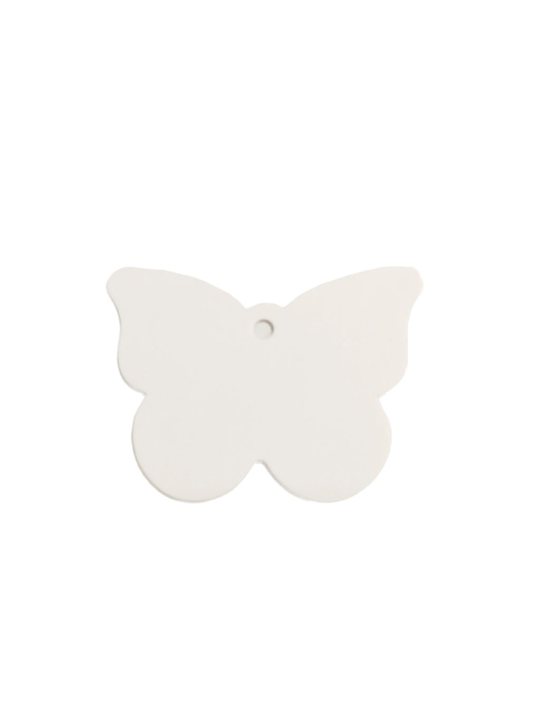 Etiquetas troqueladas con forma de mariposa 4,5X3,5cm 100 unidades/Paquete