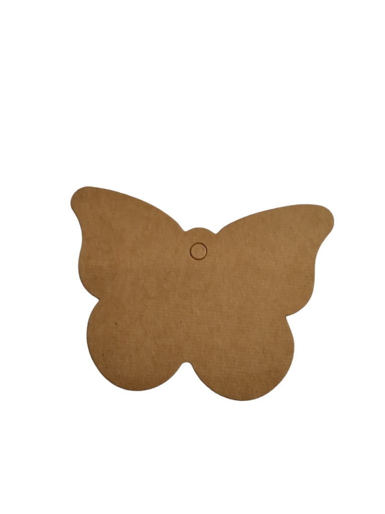 Etiqueta troquelada en forma de mariposa 4.5X3.5cm 100 unidades/Paquete