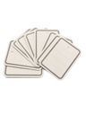 Etiquetas Troquelada Blanca 4X5.5cm 500/Paq