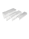 Expositor Rectangular de Metacrilato Forma 'U' de 3 Alturas