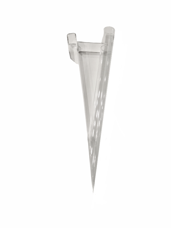 Soporte Acrílico Transparente para Flores 40cm