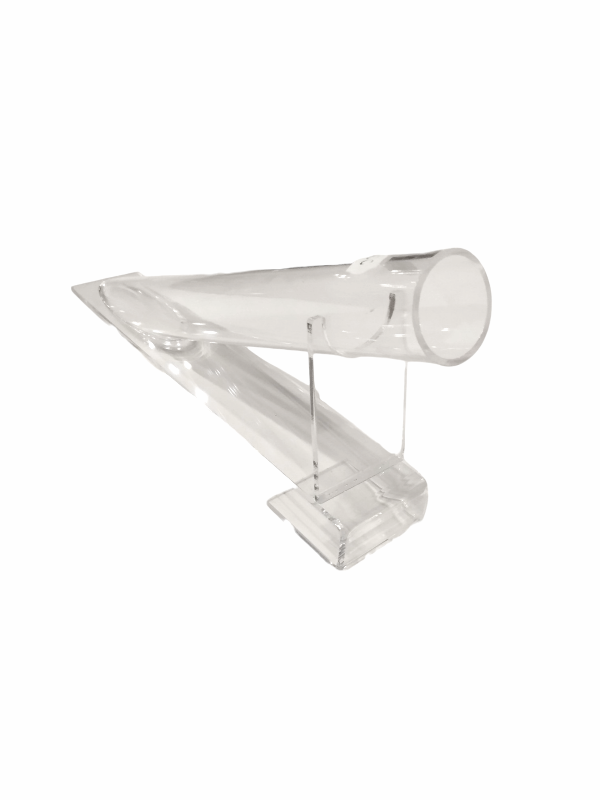 Soporte Acrílico Transparente para Flores 25cm