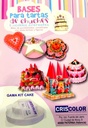 Base para tartas de chuches redonda mediana en poliespan