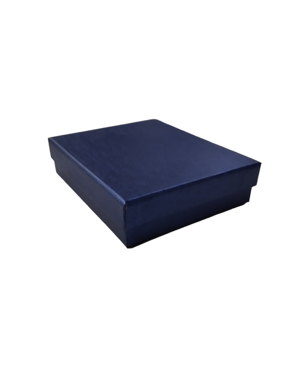 Cajita Joyería Azul 10X12X3cm 12unidades/Paq 