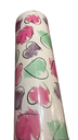 Papel de regalo estampado corazones de colores 31 cm
