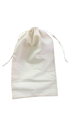 bolsa de tela color beige con cierre cordon 35x21 亚麻布袋