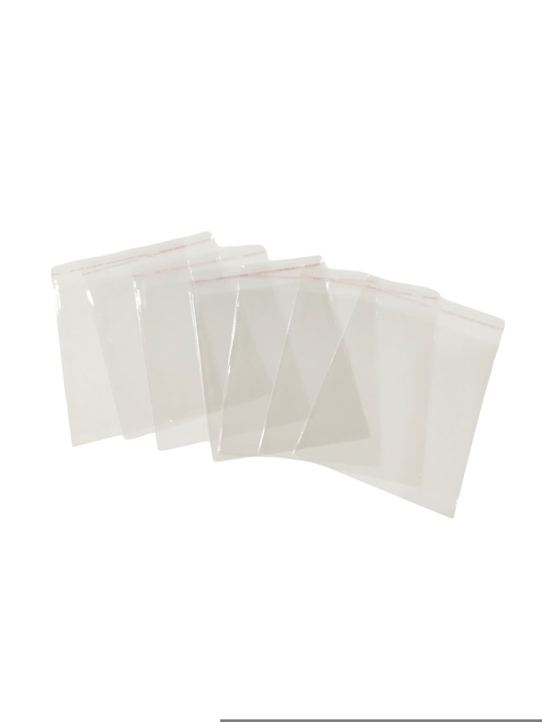 Pungă 14X18+4CM cu clapetă adezivă, 100 de unități