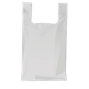 白色塑料背心袋 Bolsa De Plástico Para Camiseta Blanca 70% Reciclada 42X53 Cm 10paquete/caja