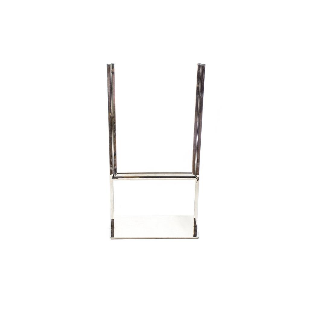 Porte-affiche ajustable base rectangulaire A4