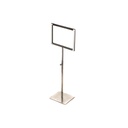 Soporte de Póster Ajustable de Acero Mate A5