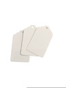 Etichetă albă pentru îmbrăcăminte 3.1x5cm 100 de unități