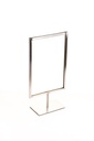 A5镀铬钢海报架 Soporte de Cartel de Acero Mate A5